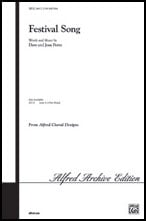 Festival Song Two-Part choral sheet music cover Thumbnail